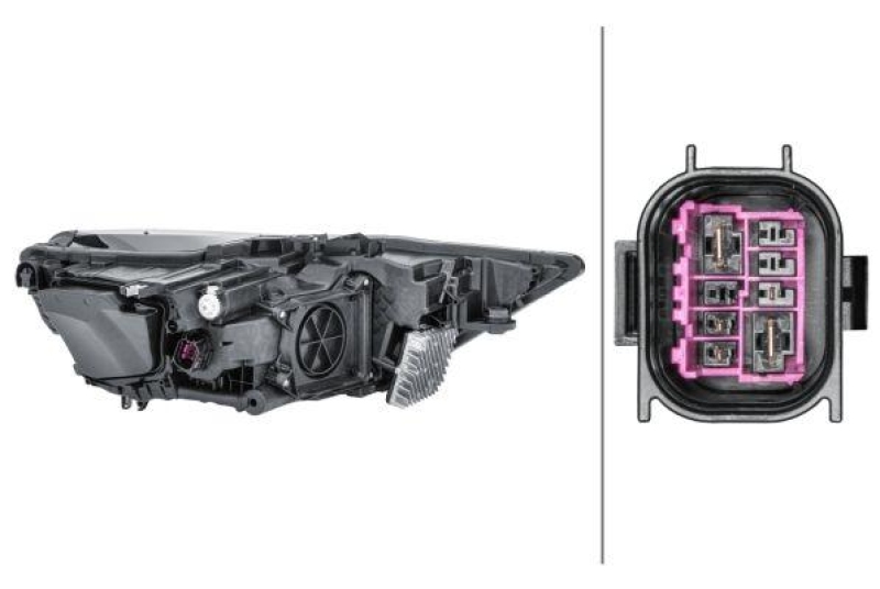 HELLA 1ZX 013 376-111 Heckscheinwerfer links LED AUDI