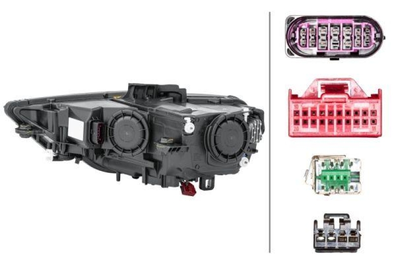 HELLA 1EL 010 740-321 Heckscheinwerfer rechts Bi-Xenon AUDI