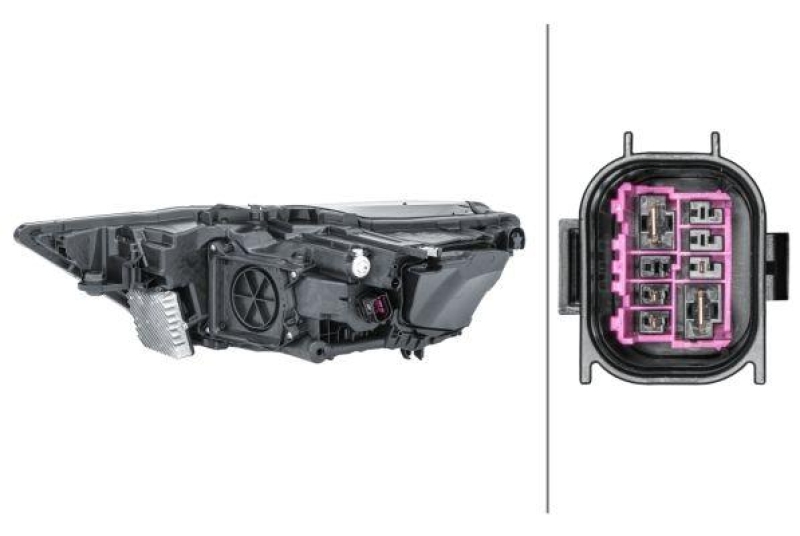 HELLA 1ZX 013 376-121 Heckscheinwerfer rechts LED AUDI