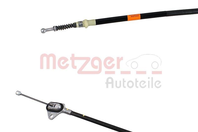 METZGER 17.9010 Seilzug, Feststellbremse für TOYOTA hinten rechts