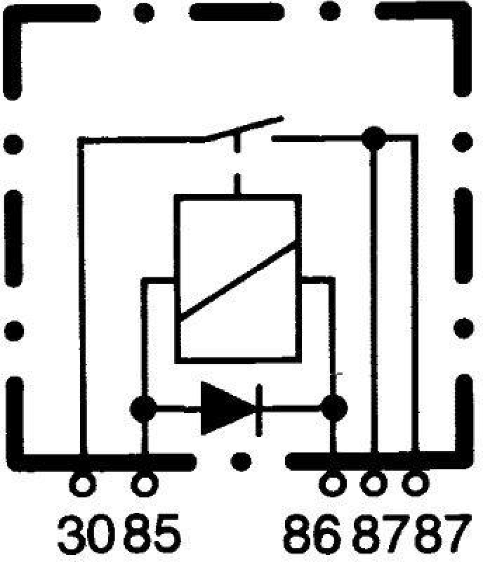 HELLA 4RA 933 791-091 Relais Arbeitsstrom