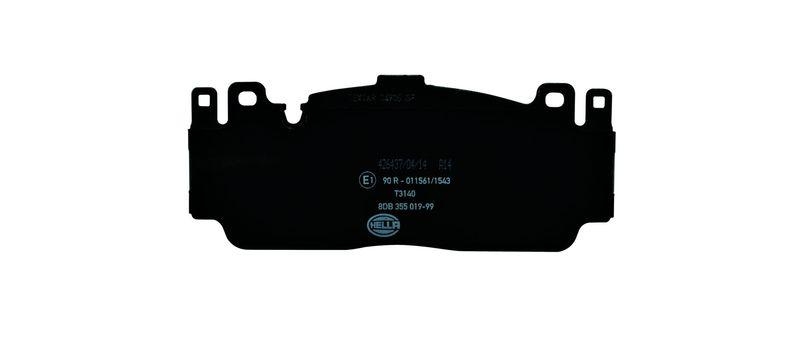 HELLA 8DB 355 019-991 Bremsbelagsatz, Scheibenbremsbelag für BMW