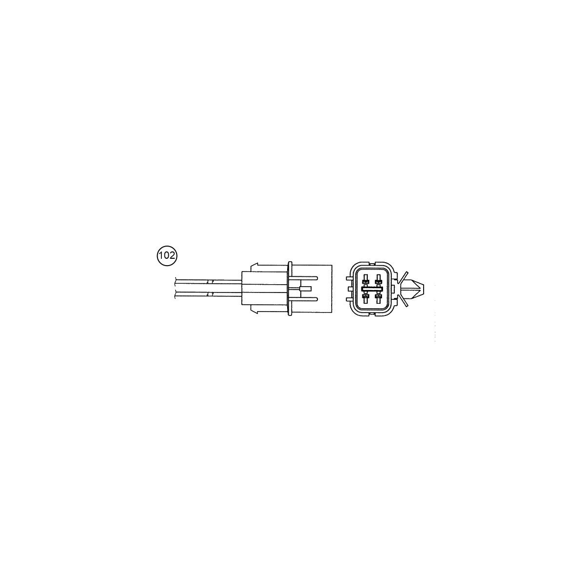 NGK 1342 Lambdasonde OZA532-KH1 |Regelsonde