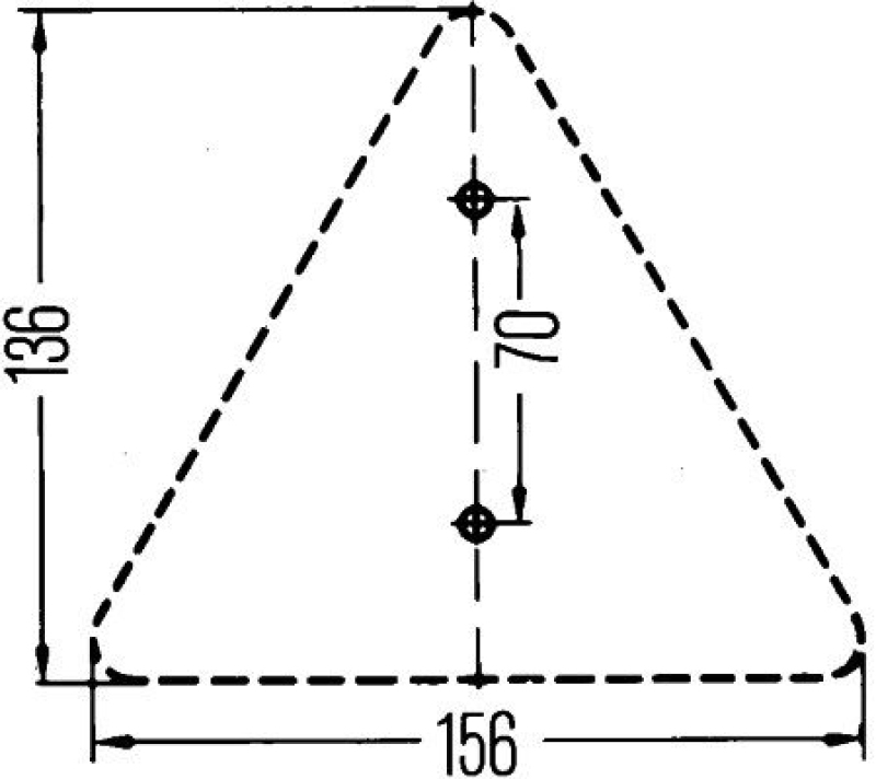 HELLA 8RA 002 020-001 Rückstrahler