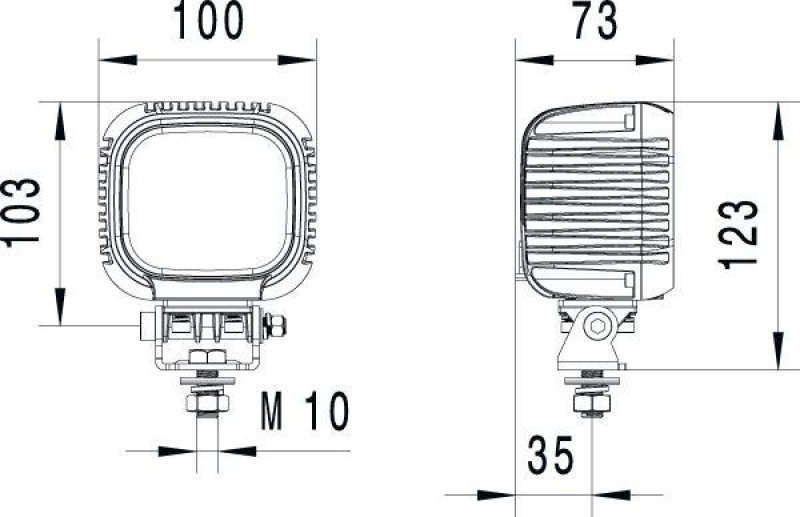 HELLA 1GA 357 109-012 Arbeitsscheinwerfer