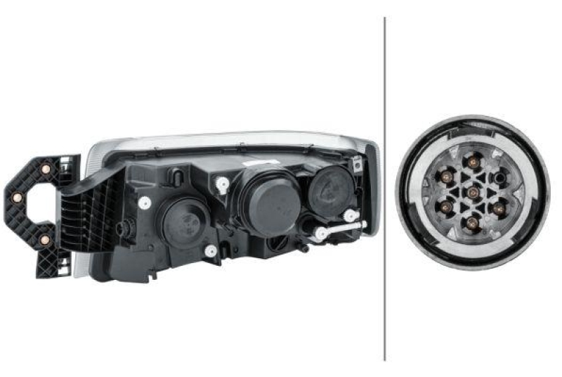 HELLA 1EL 011 171-281 Heckscheinwerfer rechts Halogen RENAULT