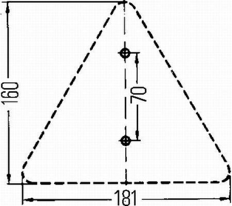 HELLA 8RA 003 503-001 Rückstrahler