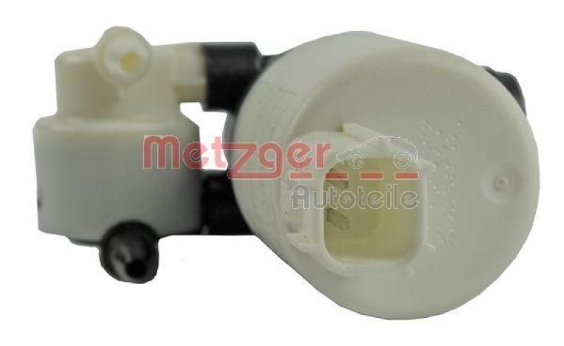 METZGER 2220048 Waschwasserpumpe, Scheibenreinigung für FORD/VOLVO vorne/hinten