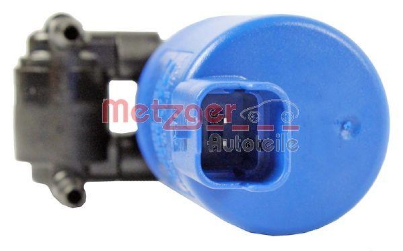 METZGER 2220058 Waschwasserpumpe, Scheibenreinigung für CITROEN/PEUGEOT vorne