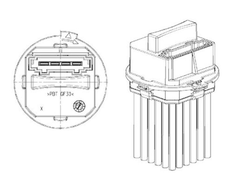 MAHLE ABR 21 000P Regler Innenraumgebläse