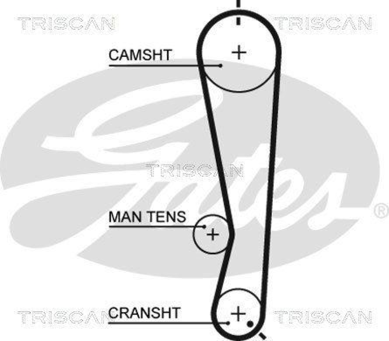 TRISCAN 8647 41002 Zahnriemensatz für Daihatsu