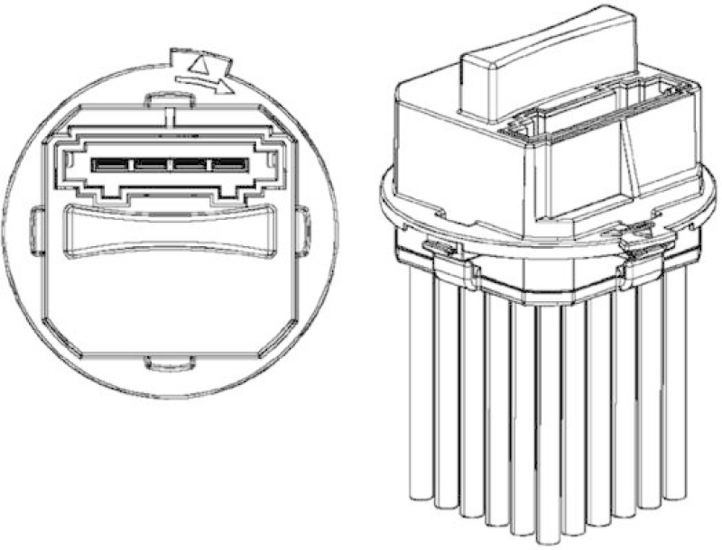 MAHLE ABR 40 000P Regler Innenraumgebläse