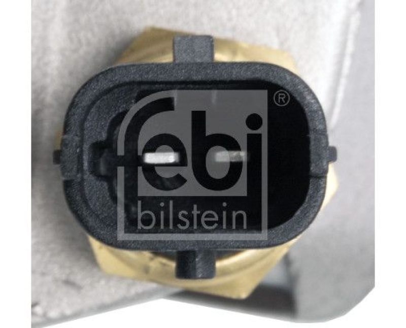 FEBI BILSTEIN 103708 Thermostat mit Gehäuse, Dichtung und Temperatursensor für Opel