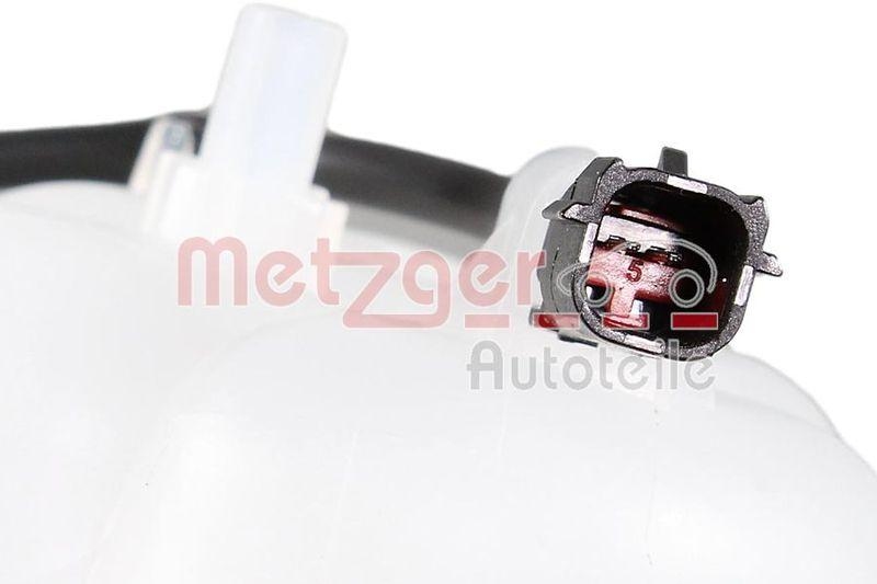 METZGER 2140407 Ausgleichsbehälter, Kühlmittel für VOLVO OHNE DECKEL, MIT SENSOR