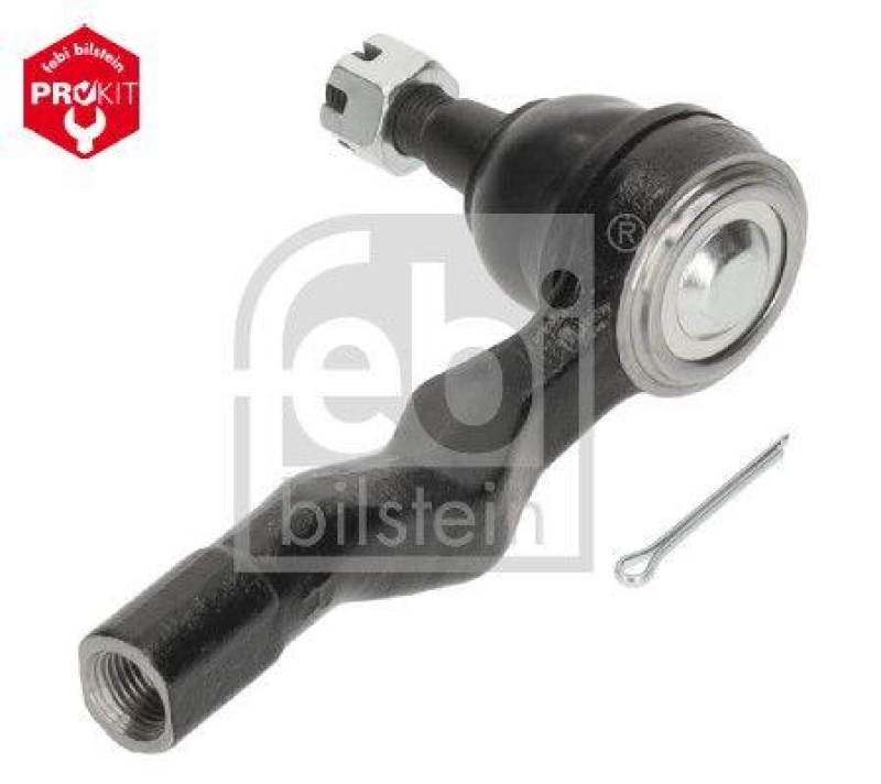 FEBI BILSTEIN 42709 Spurstangenendstück mit Kronenmutter und Splint für NISSAN