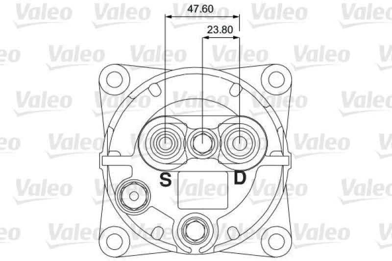 VALEO 815910 Univ. Kompr. TM-15HS 8GR 24V B PAD