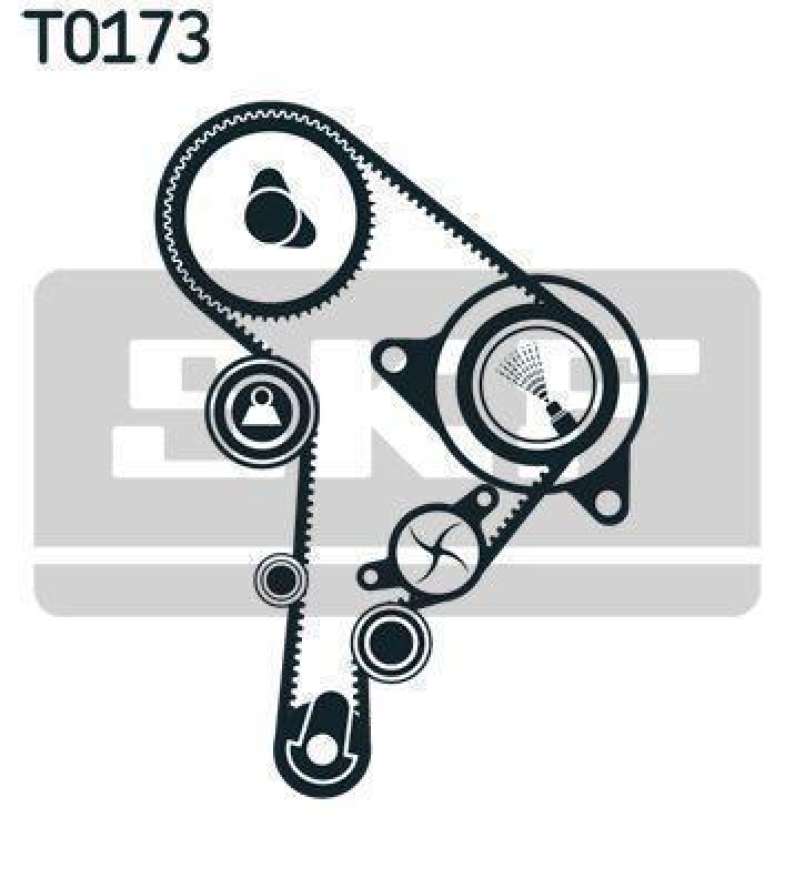 SKF VKMA 01244 Zahnriemensatz