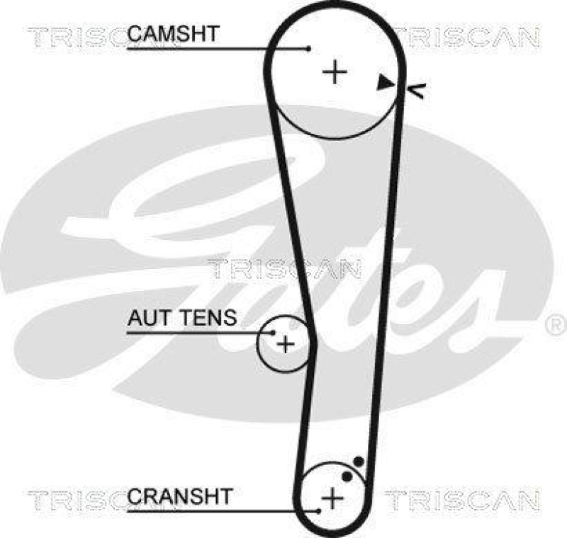 TRISCAN 8647 43008 Zahnriemensatz für Hyundai