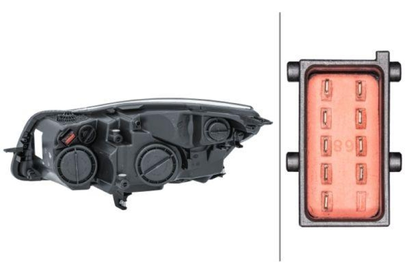 HELLA 1EJ 009 630-321 Heckscheinwerfer rechts Halogen OPEL