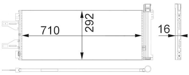 MAHLE AC 368 000P Klimakondensator