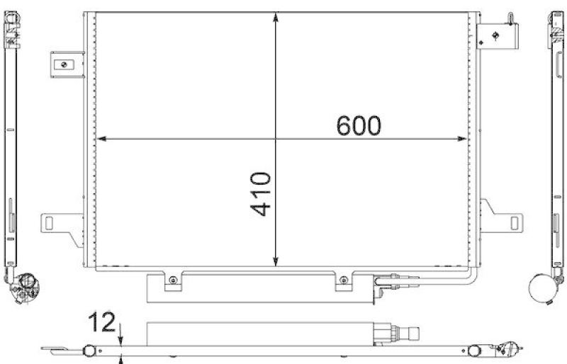 MAHLE AC 369 000P Klimakondensator