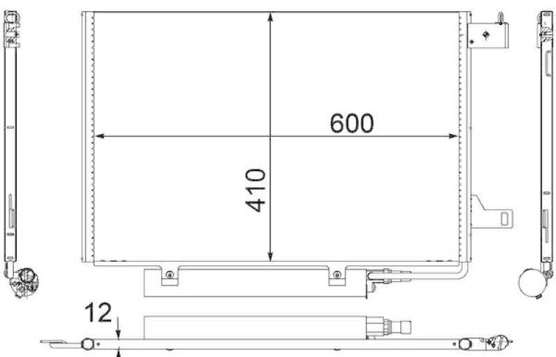 MAHLE AC 370 000P Klimakondensator