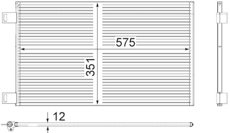 MAHLE AC 569 000P Klimakondensator