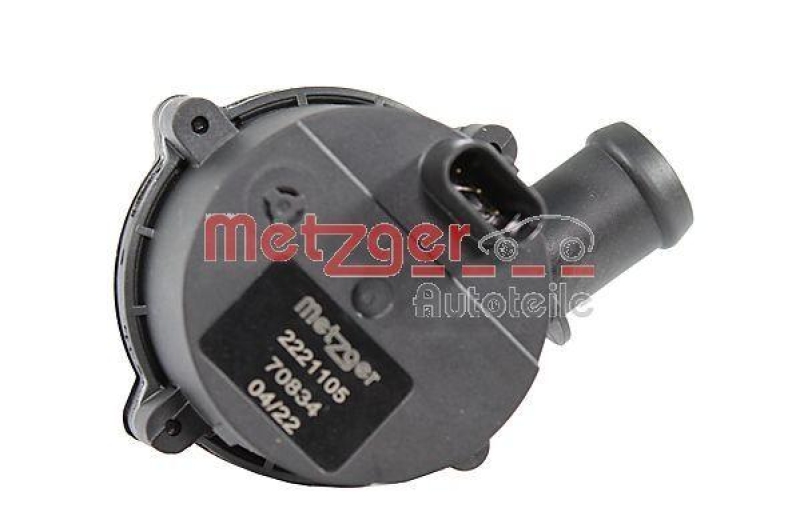 METZGER 2221105 Zusatzwasserpumpe für AUDI/SEAT/SKODA/VW