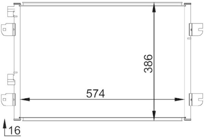 MAHLE AC 691 000P Klimakondensator