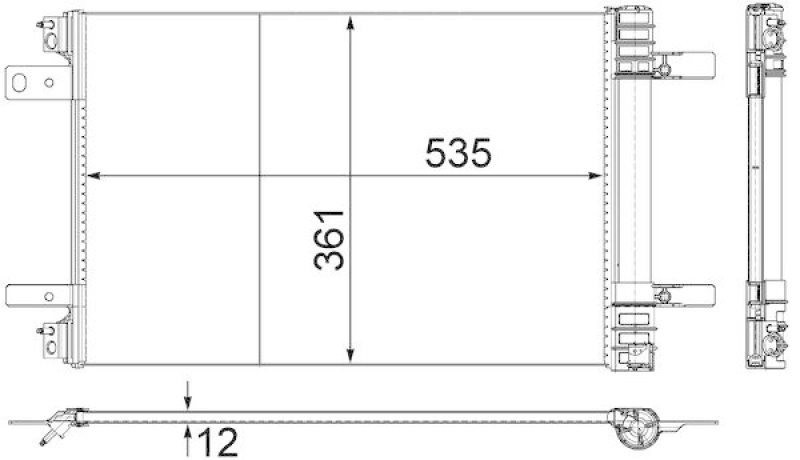 MAHLE AC 886 000P Klimakondensator