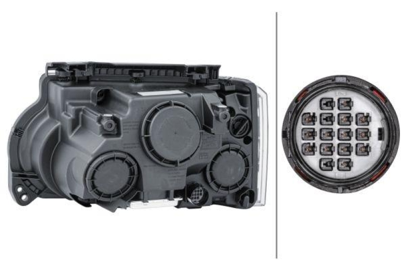 HELLA 1EL 238 036-441 Heckscheinwerfer rechts Bi-Xenon LandRo