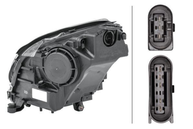 HELLA 1EL 263 037-021 Heckscheinwerfer rechts Halogen MB