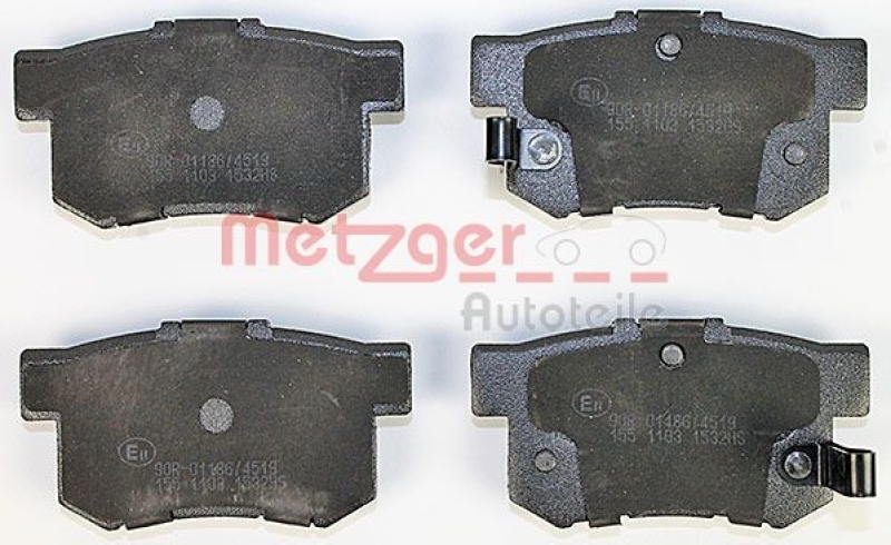 METZGER 1170213 Bremsbelagsatz, Scheibenbremse WVA 21 720