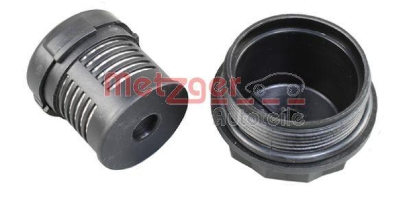 METZGER 8020115 Hydraulikfilter Haldex-Kupplung für AUDI/SEAT/SKODA/VW MIT 2 DECKEL