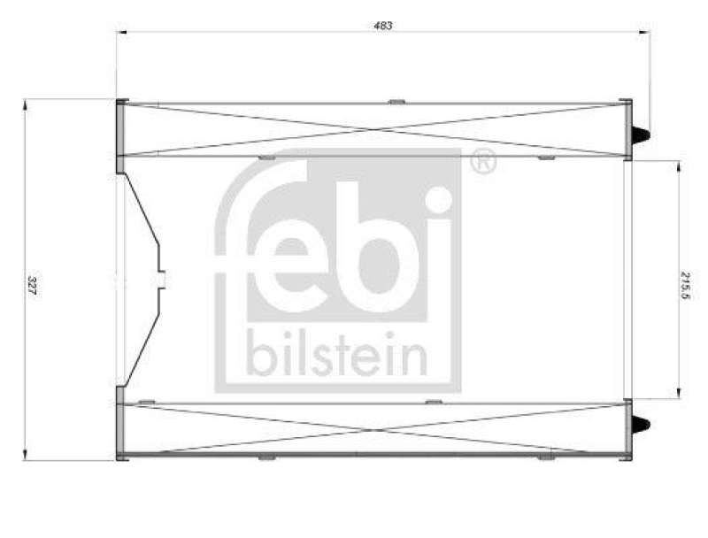 FEBI BILSTEIN 173197 Luftfilter für Iveco