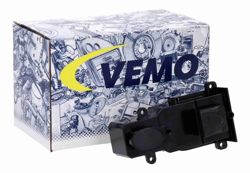 VEMO V26-73-0052 Schalter, Fensterheber schwarz, Beifahrerseitig für HONDA