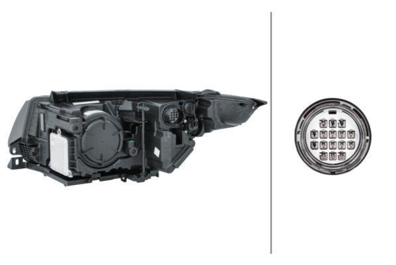 HELLA 1EL 354 806-021 Heckscheinwerfer rechts Bi-Xenon LandRo