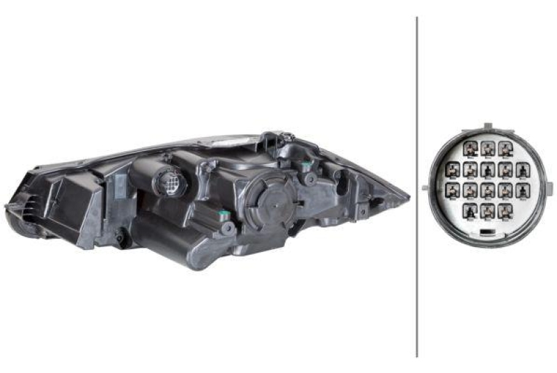 HELLA 1EL 354 815-081 Heckscheinwerfer rechts Hybrid JAGUAR