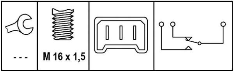 HELLA 6DD 008 622-631 Bremslichtschalter