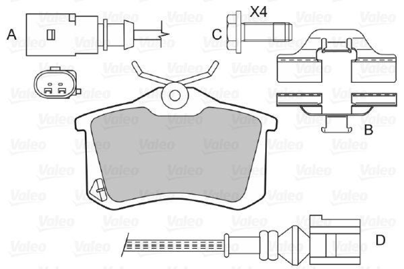 VALEO 598674 SBB-Satz PREMIUM