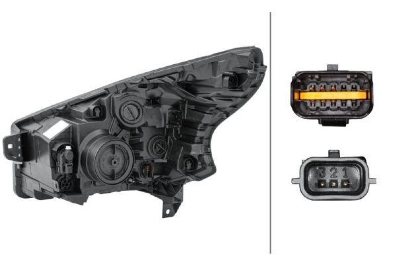 HELLA 1LE 011 565-141 Heckscheinwerfer rechts Halogen OPEL