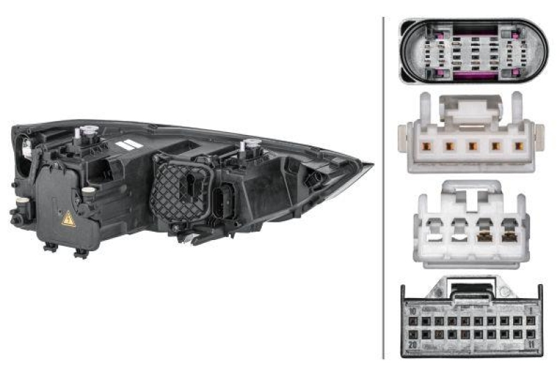 HELLA 1EL 354 838-051 Heckscheinwerfer links Hybrid AUDI