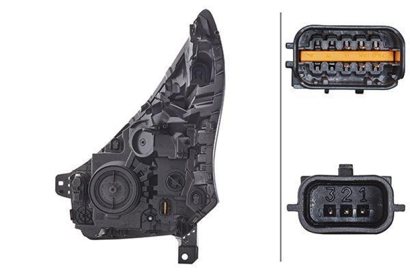 HELLA 1LE 011 565-181 Heckscheinwerfer rechts Halogen OPEL