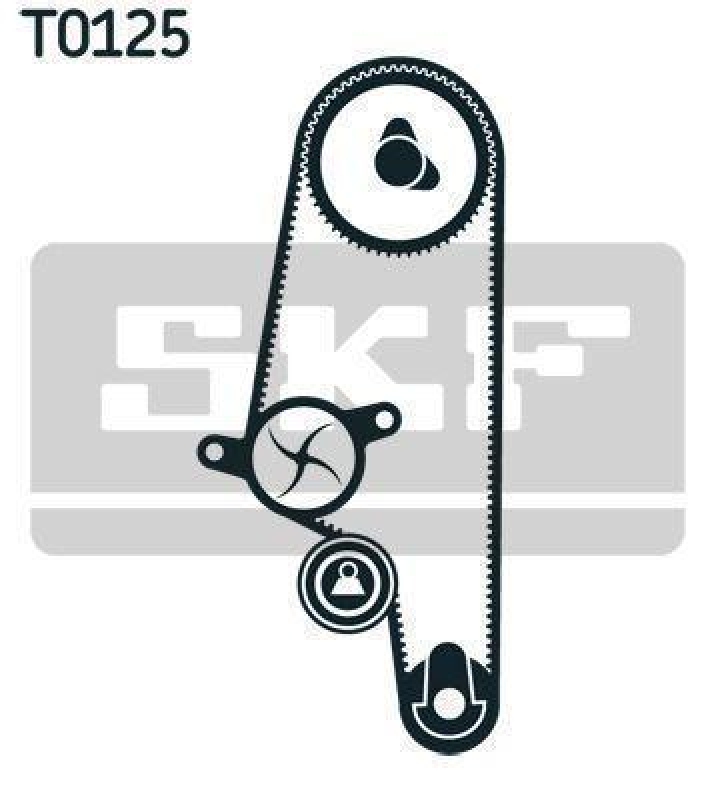 SKF VKMC 01110 Wasserpumpe + Zahnriemensatz