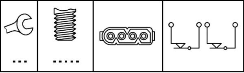 HELLA 6DF 007 666-001 Bremslichtschalter