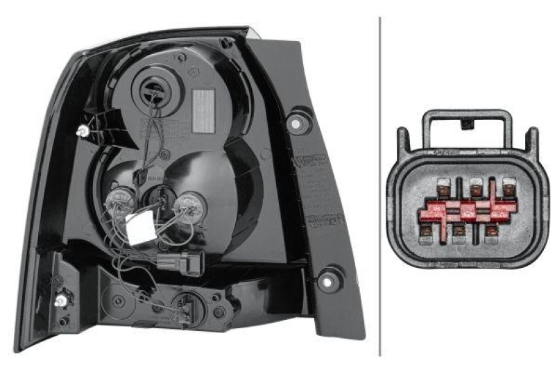 HELLA 2VP 354 814-021 Heckleuchte, rechts für LANDROVER FREELANDER 2