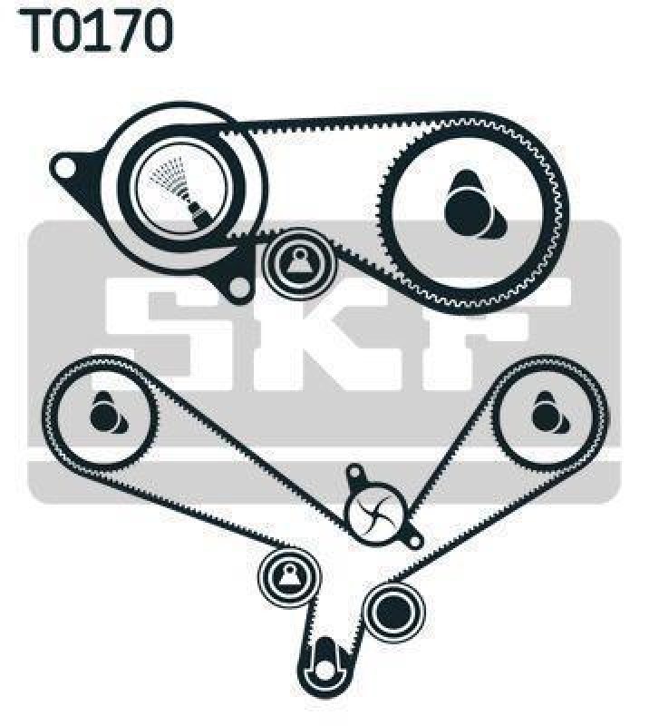 SKF VKMC 01952 Wasserpumpe + Zahnriemensatz