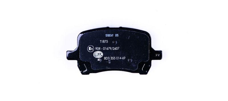 HELLA 8DB 355 014-691 Bremsbelagsatz, Scheibenbremsbelag für CHEVROLET/PONTIAC/...