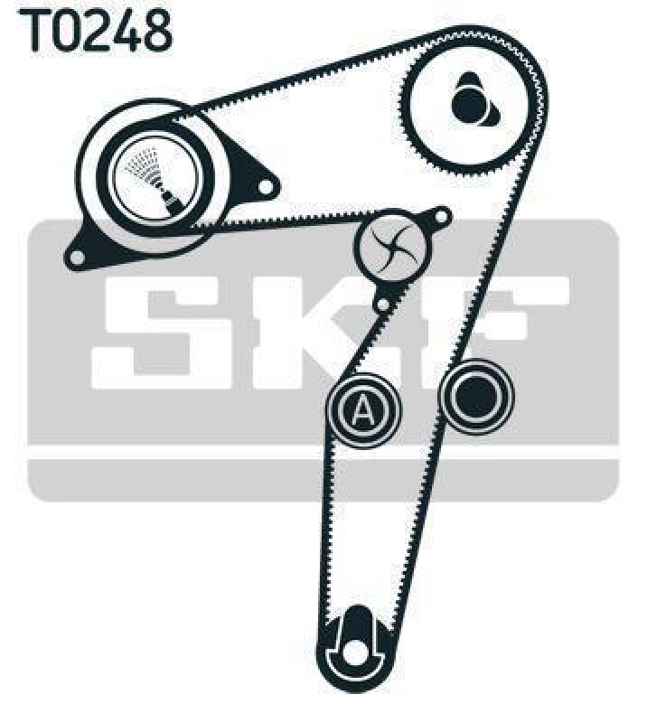 SKF VKMC 02193-2 Wasserpumpe + Zahnriemensatz