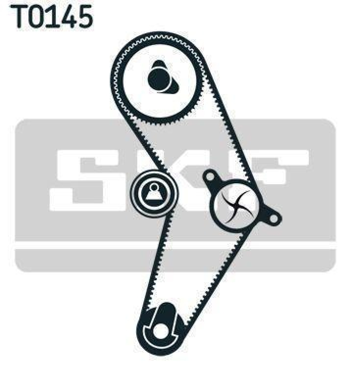 SKF VKMC 02206 Wasserpumpe + Zahnriemensatz